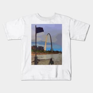 St. Louis Gateway Arch Kids T-Shirt